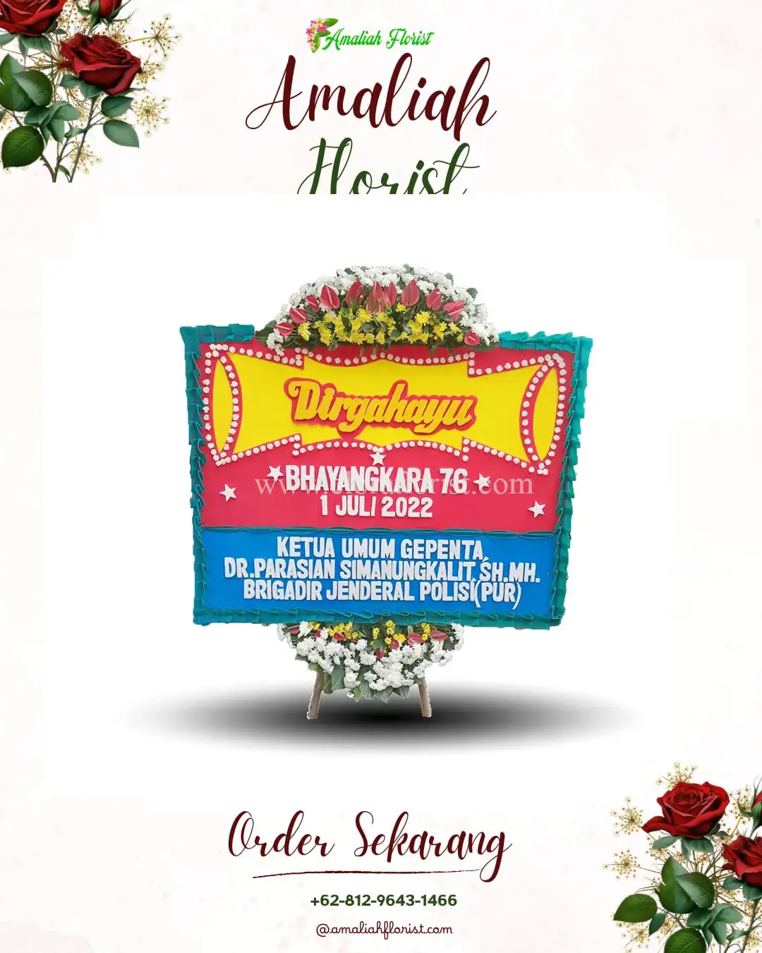 Papan Bunga HUT Ulang Tahun Muaro Jambi